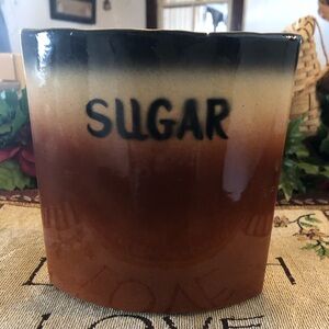 Vintage Esmond ceramic “Sugar” canister
